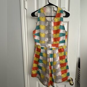 Silk colorful romper